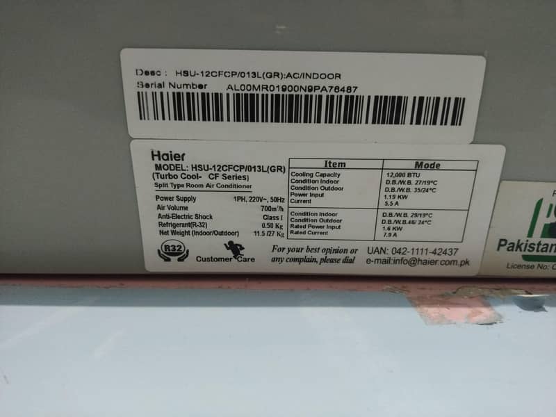 Haier AC 6