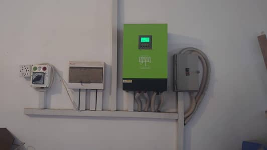 Soler setap  inverter 5 kv omaga usa and battery 4 pcs