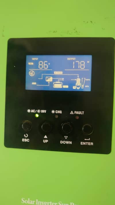 Soler setap  inverter 5 kv omaga usa and battery 4 pcs