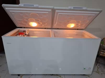 HAIER MODEL HDF 535FC DOUBLE DOOR REFGRATO