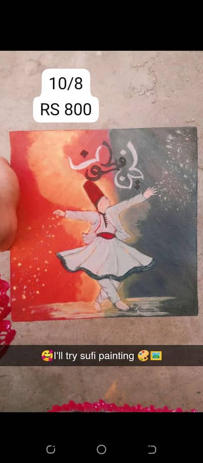 hand made canvas painting