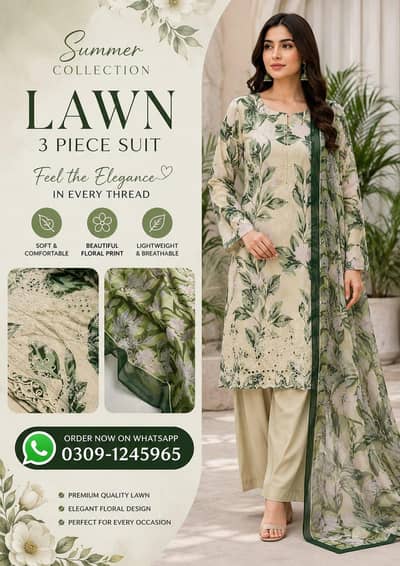 3 Piece Embroidered Suits 