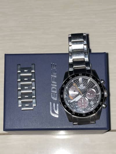 Casio Edifice EQS-930DB-1AV Black Dial Chronograph Watch