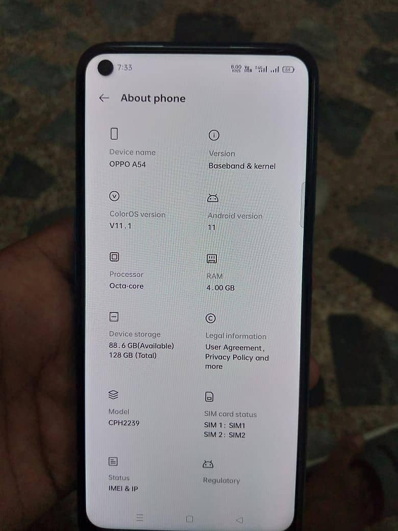 OPPO A54 8