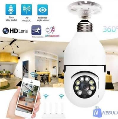 360 Bulb Wifi Smart Security CCTV Camera
