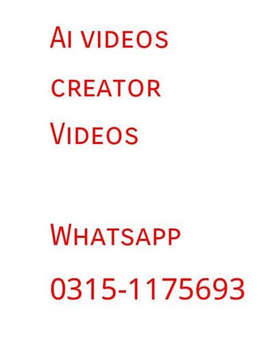 ai videos creator. work from home