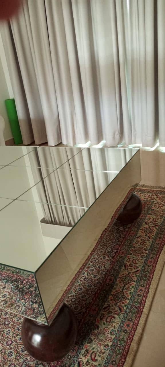 Grid Mirrored Coffee Table 3