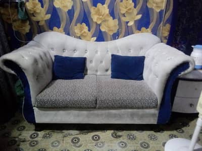 Classy 2-Seater Velvet Sofa | Excellent Condition