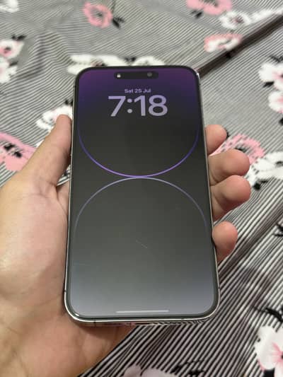 Iphone 14 pro max deep purpel 256 gb pta approved
