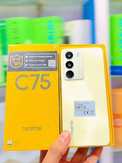 Realme C75 memory 128 GB RAM 8GB