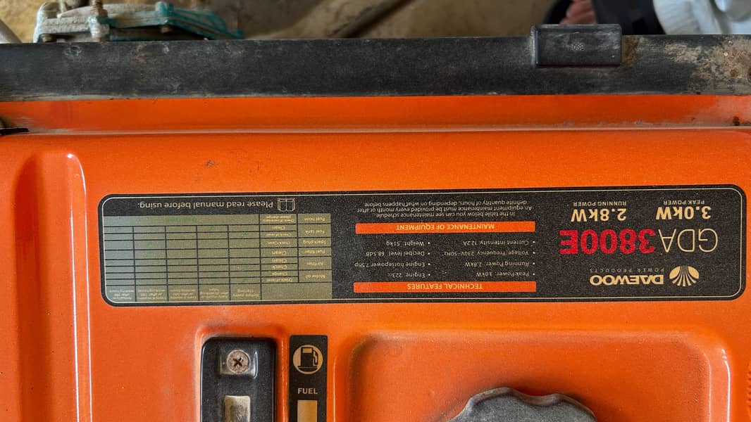3KVA Generator Daewoo 0