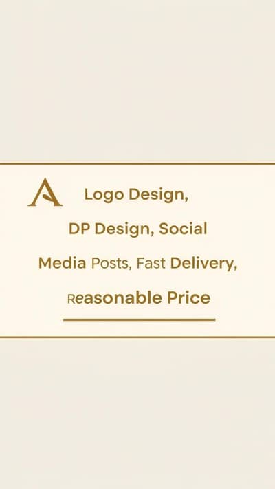 `Logo & DP Design Rs 500 | 24 Hours Delivery - Ayesha`  Logo