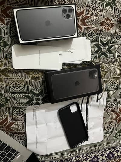 Apple iPhone 11 Pro Max Dual sim offical PTA 10/10 with box & invoice