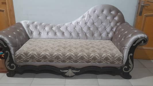 Royal Wooden Deewan Sofa | Solid Wood | Excellent Condition