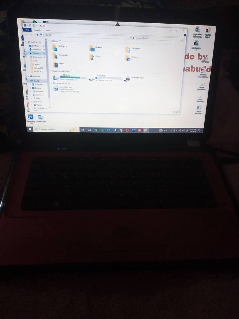 Hp core i3 7