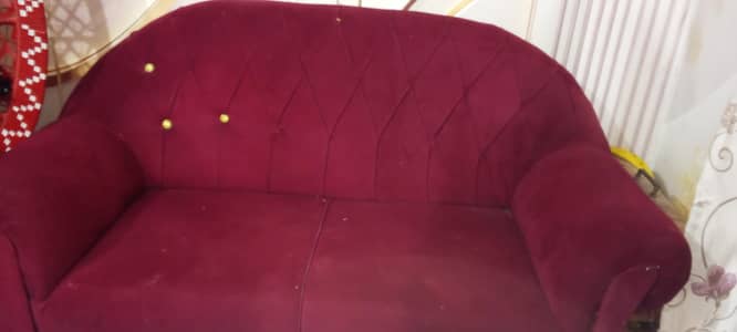 maroon sofa for sale(good condition)