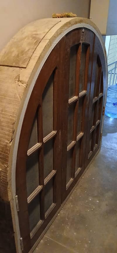 fancy wooden window