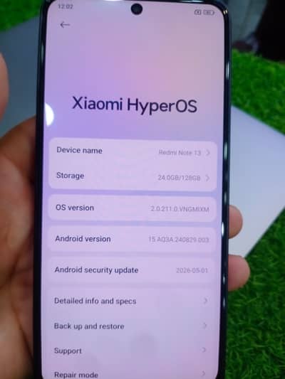 Xiaomi redmi not 13 exchnge pissible