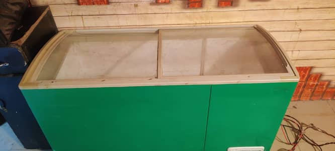 Glass Door deep freezer wave company