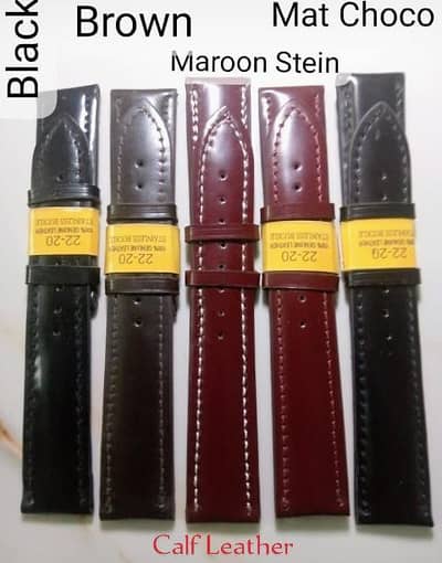 Genuine Cow Leather watch Straps Not Artificial