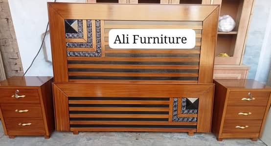 Wooden bed/ Bed Set/ Double bed.