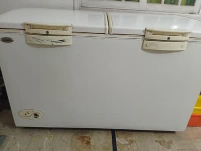 waves double door deep freezer