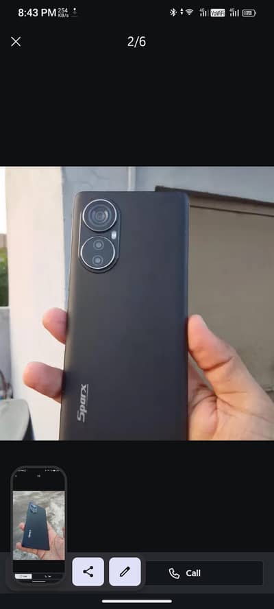 Sparx Edge 20 Pro 8+8 256 gb