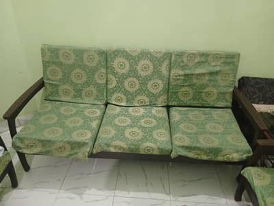 5 Seater wooden Sofa set