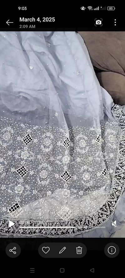 geray valima maxi long tail hand working