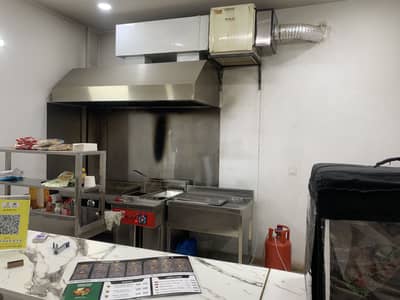 Fast food shop required for sale with whole setup.