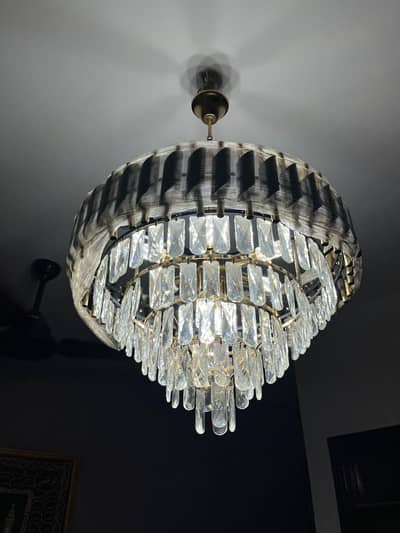 Chandelier - Crystal with 3 LED lights