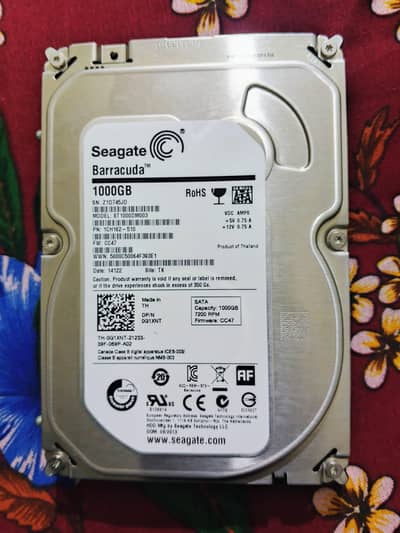 1TB HARD DRIVE Health 100%