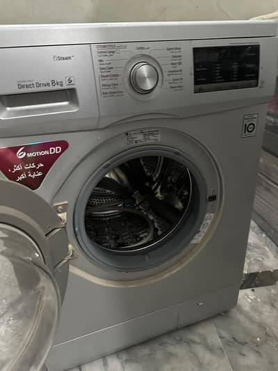 LG 8kg Fully automatic washing machine and dryer Imported