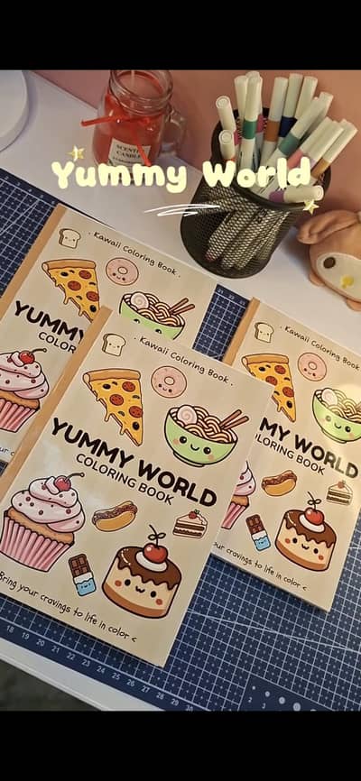 Yummy World Coloring Book