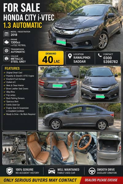 Honda City IVTEC 2018