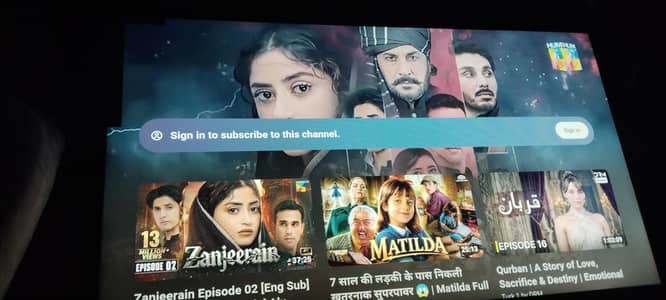 40 inch smart tv 5 6 manth us 03097443049