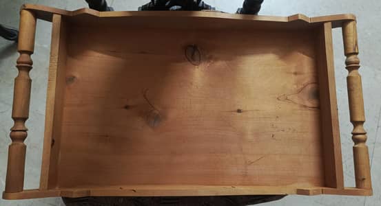 Serving tray solid wood dyar