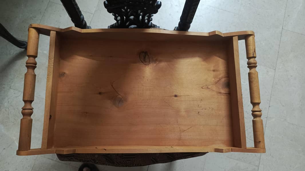 Serving tray solid wood dyar 1