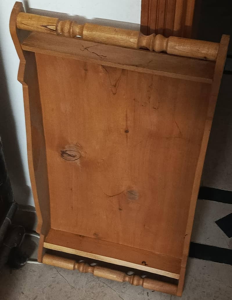 Serving tray solid wood dyar 2