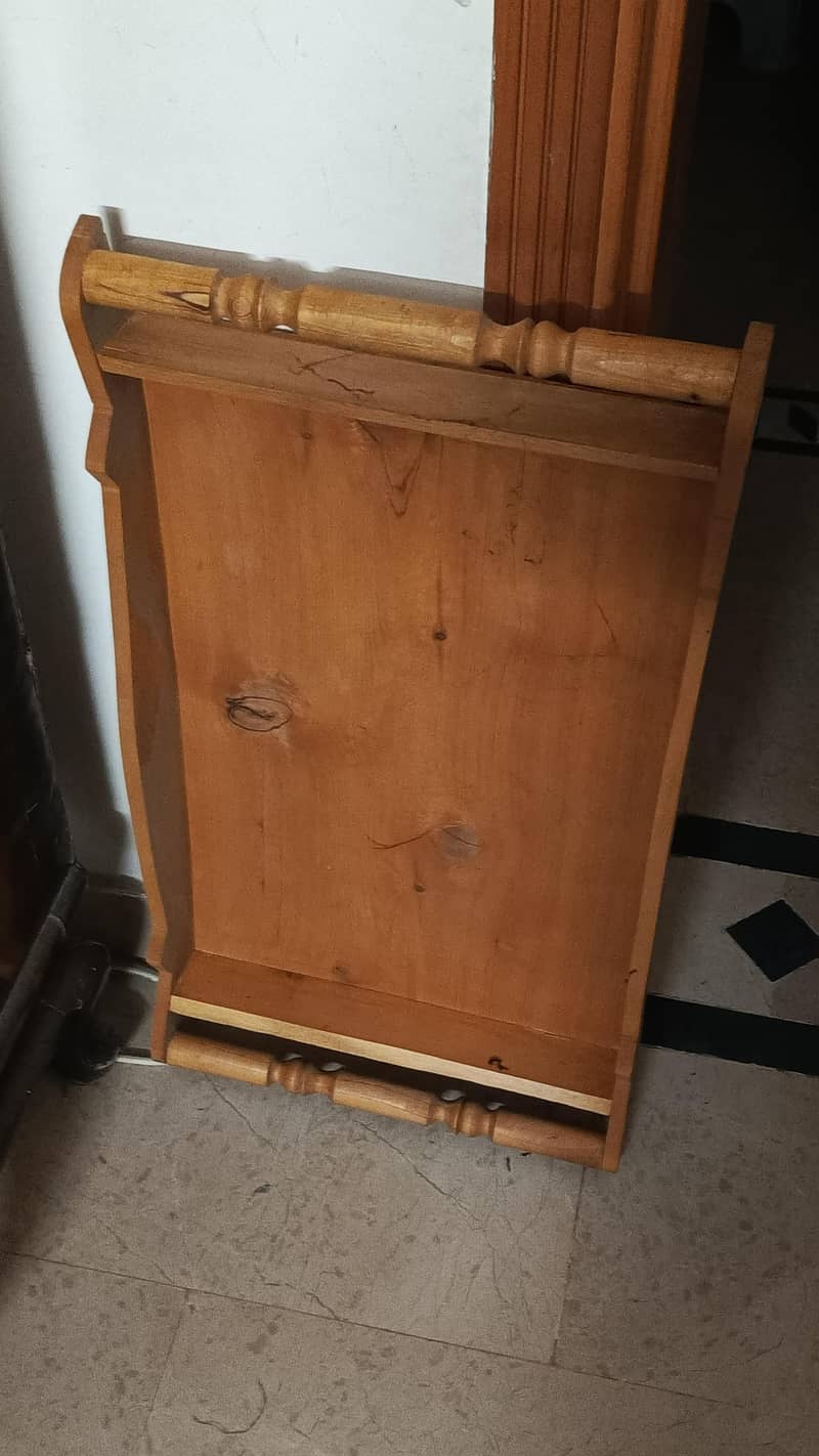 Serving tray solid wood dyar 3