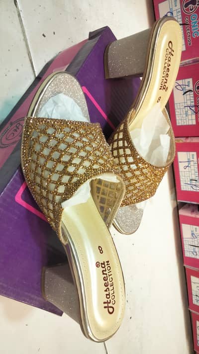 Golden Net Sandals For Womens Limited Edition
