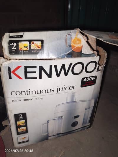 Kenwood juicer