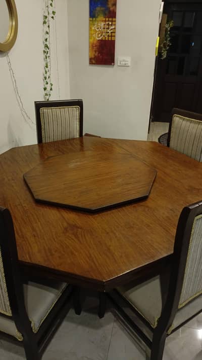 Pure sheesham wood dining table