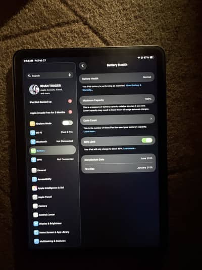 iPad Air M3 128GB Wi-Fi - Like New | Complete Box | Apple Warranty