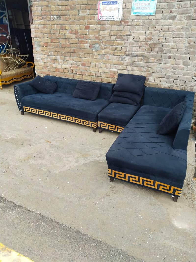 L shape sofa set 1