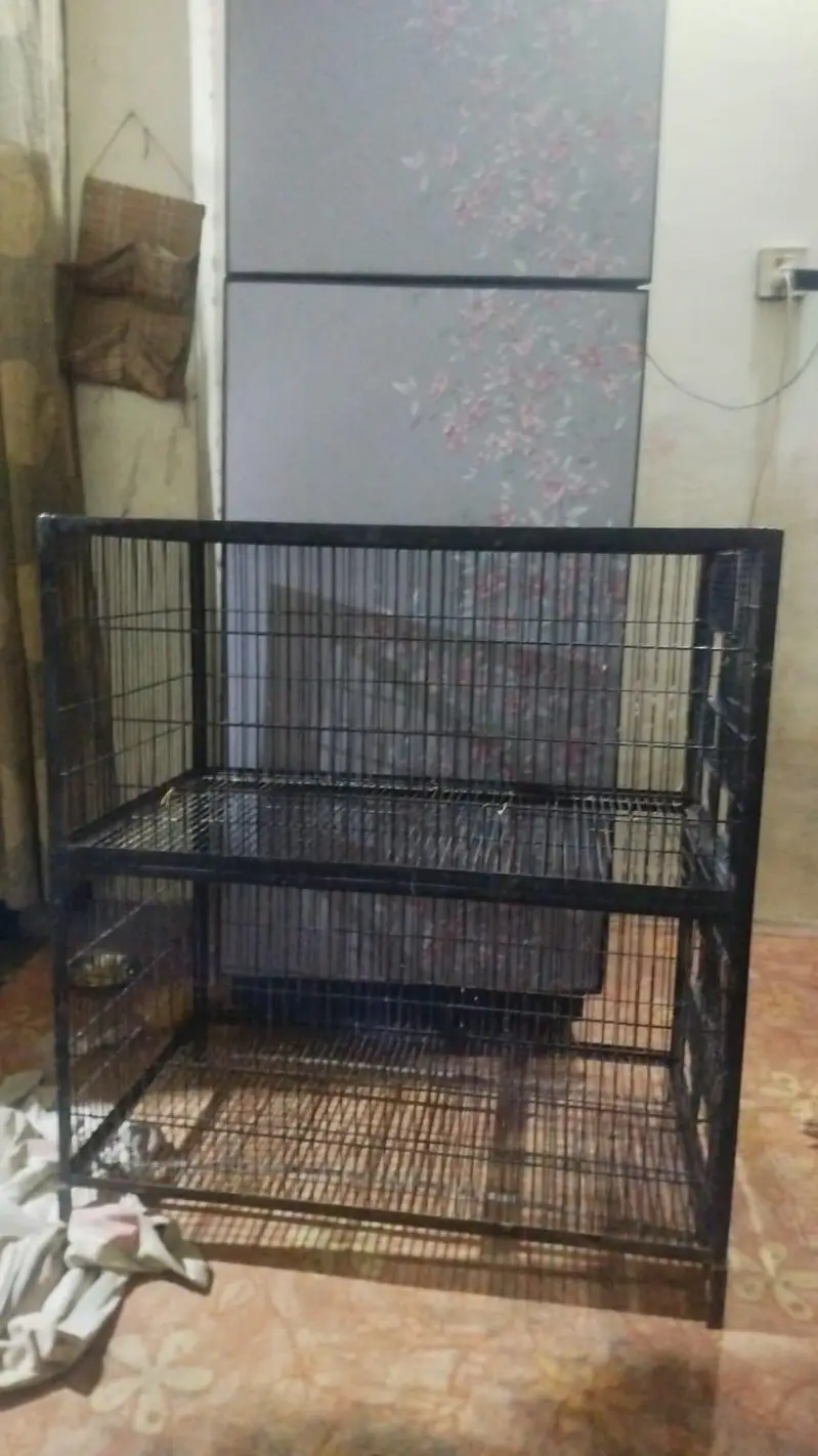 bird cages double story 3 lenth 1.5 wigth 1.5 fut hight — photo 3