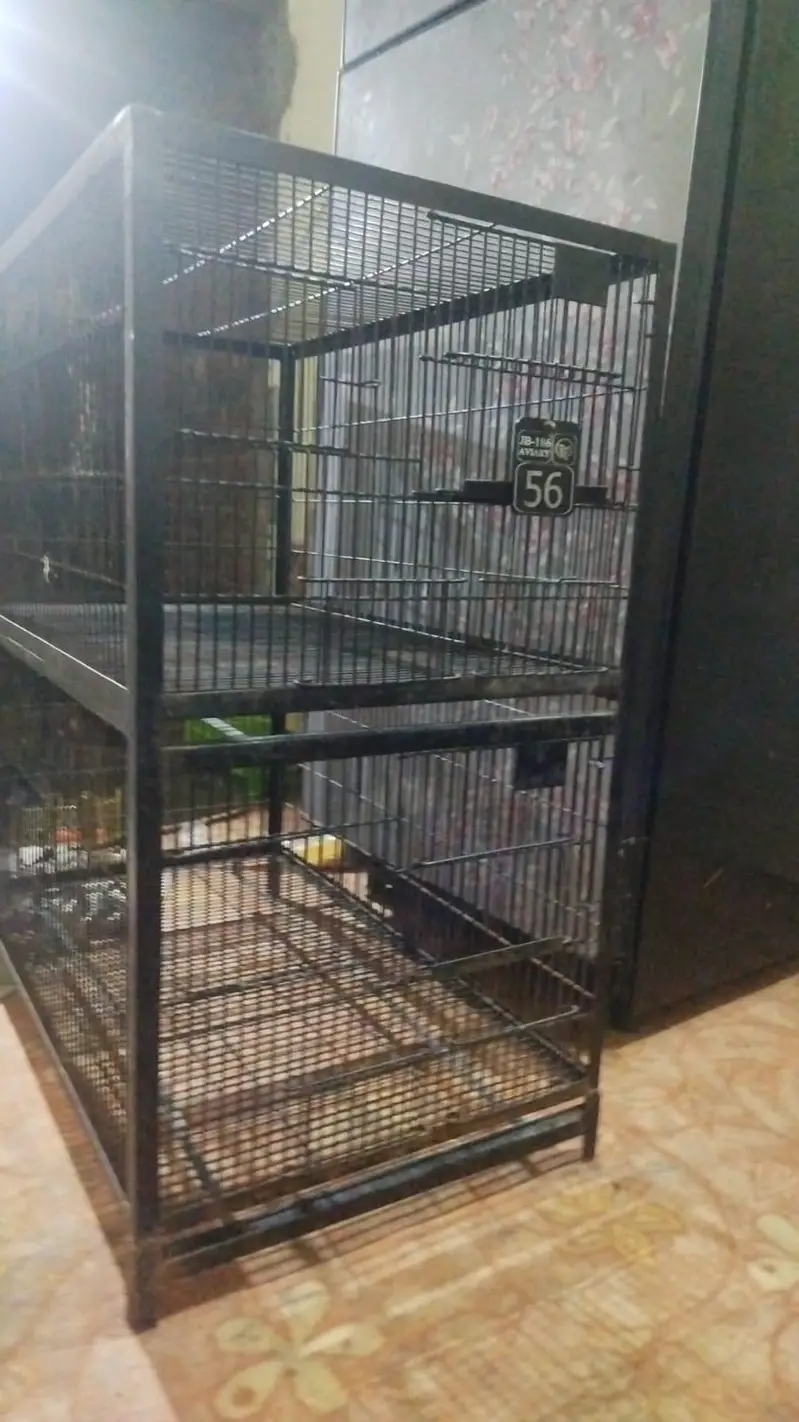 bird cages double story 3 lenth 1.5 wigth 1.5 fut hight — photo 5