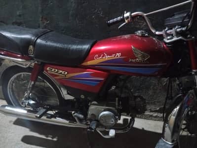 Honda CD 70 2008 model original condition Rawalpindi number