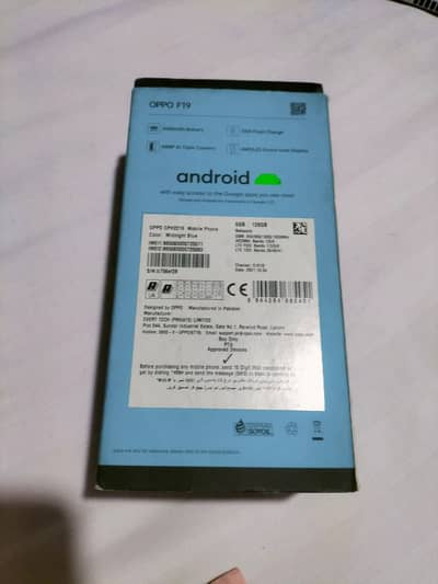 OPPO F19 | Box & Original Charger | A+ Display | Excellent Condition