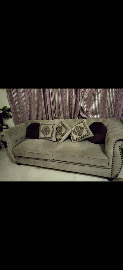 seven seater sofa set and tables set